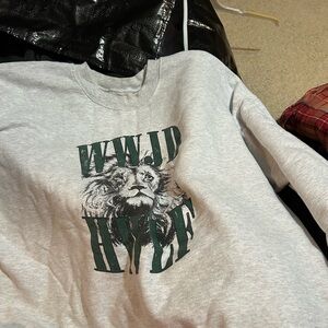 Gray Graphic Sweatshirt